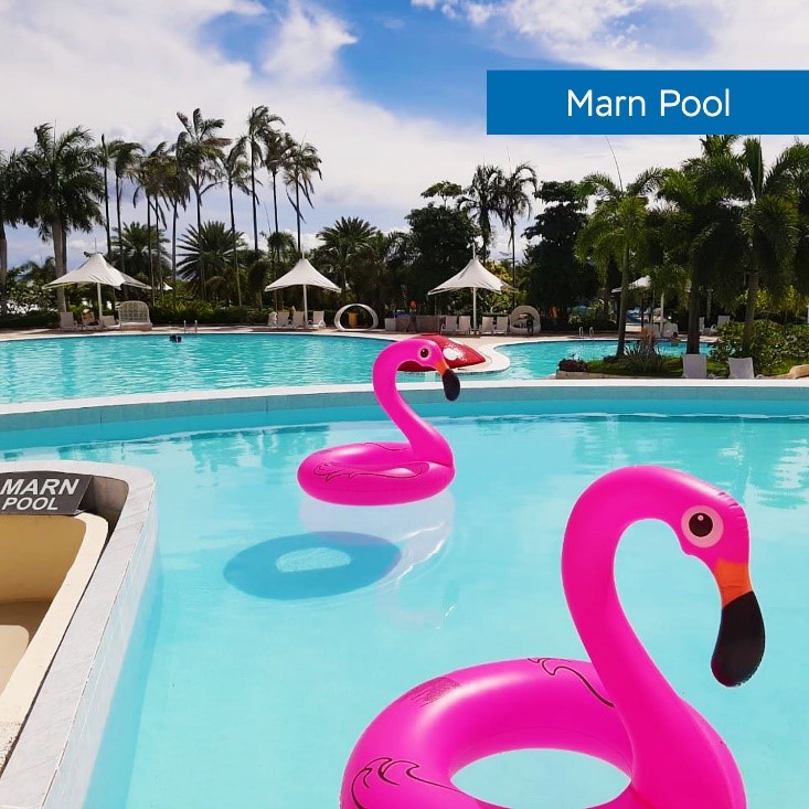 Marn pool is open daily from 10:00 am to 6:00 pm.