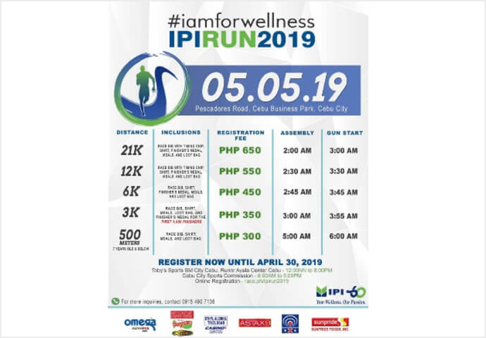Date: May 29th, 2019 (2:00am-9:00am)
Venue: Pescadores Road, Cebu Business 
Park, Cebu City
Admission: P300 – P650

Phone: 0915-490-7136