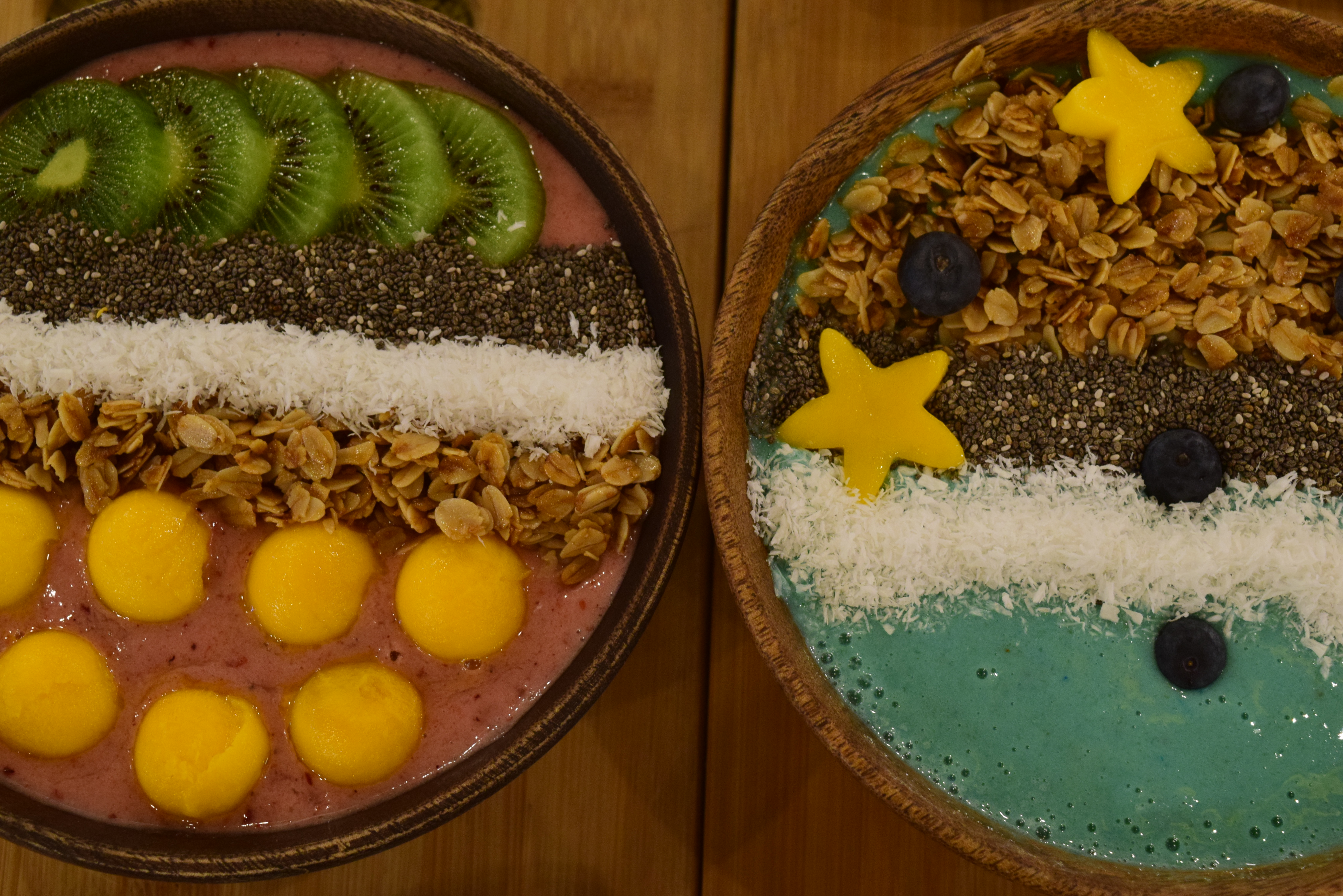 Their smoothie bowls are quite popular in their healthy menu options.