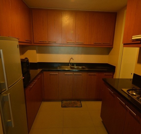 Kitchen is bigger and more spacious than other units