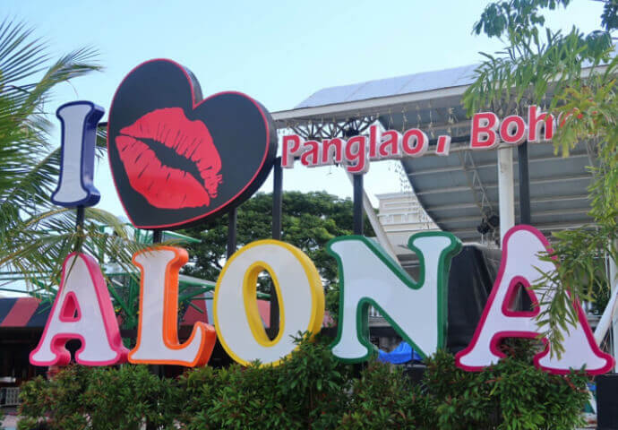 And this is Bohol Island, Alona Beach.