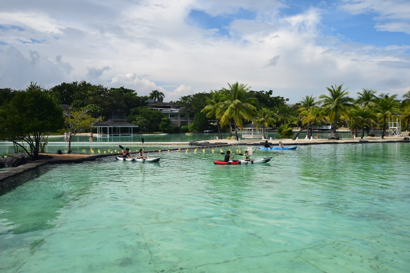 You may also enjoy kayaking around the lagoon. 