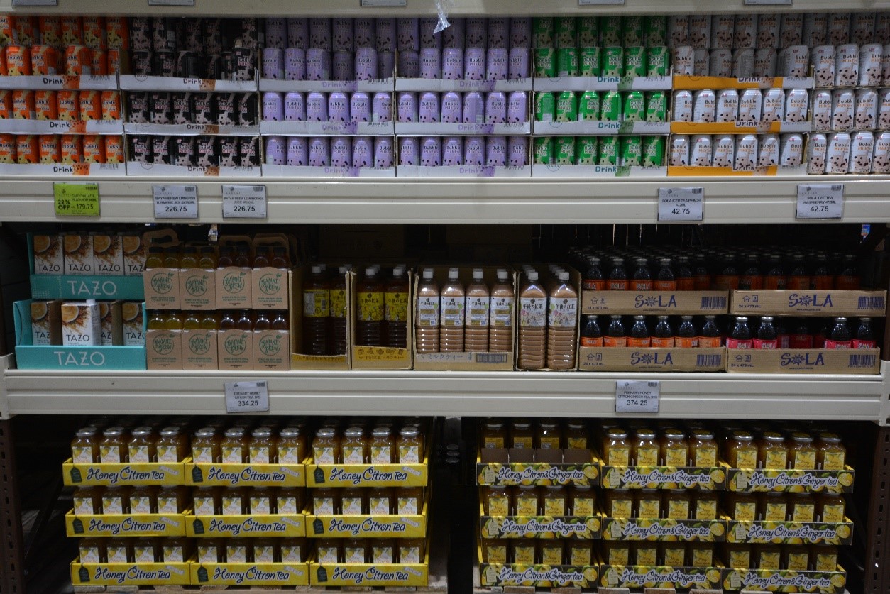 Other top-selling beverages include bottled milk teas and citron teas.