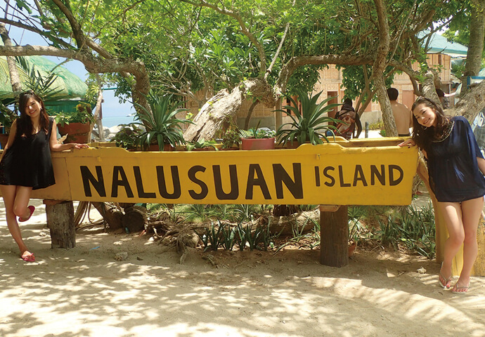 sakuraクーポンが利用できる「2 Islands hopping tour～大満足2島めぐり（ランチ付き）ヒルトゥガン島＆ナルスアン島～」はお一人様3,250ペソ～。 (2人から申込可）