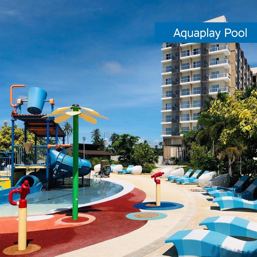 The Aquaplay Kiddie pool is open from 9:00 am until 7:00 pm.