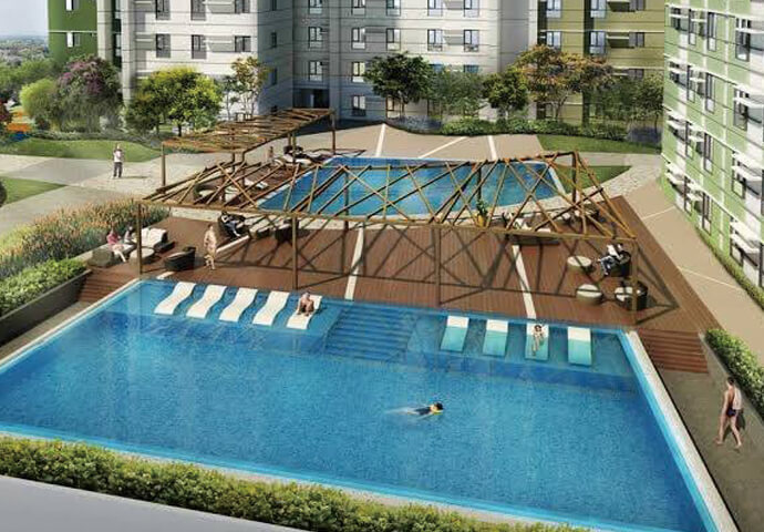 The swimming pool and recreational park is still under construction and will be shared commonly by the 3 towers of Avida Towers Riala. 
