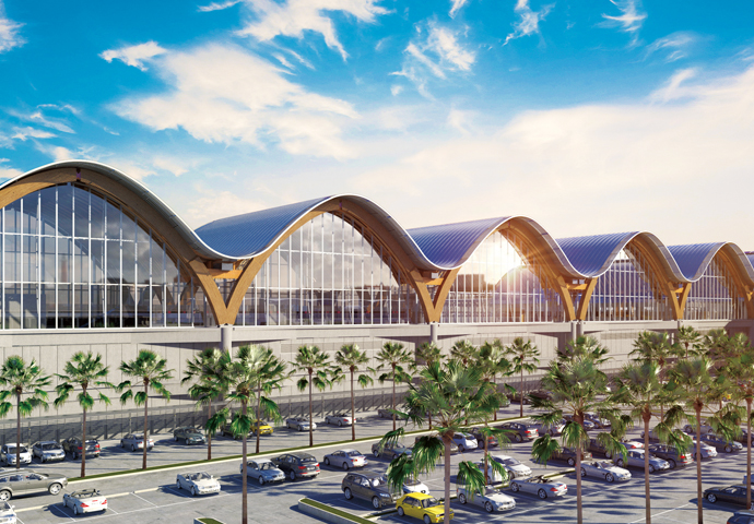 The development towards the future progresses,the traveler’s gateway「Mactan-Cebu International A」