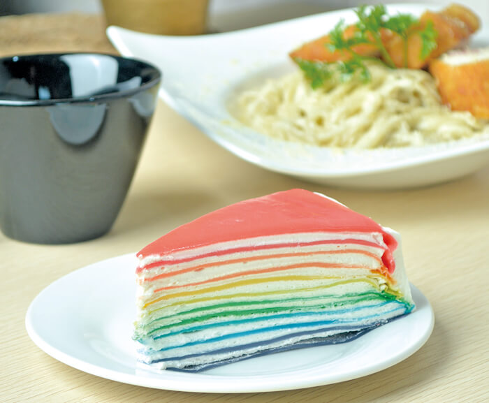 Rainbow Crepe Cake   P133/slice