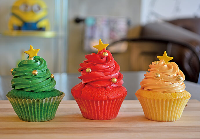 Christmas cupcakes
クリスマスカップケーキ  P75 /each