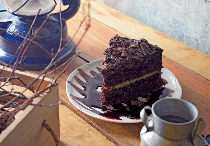 Their Chocolate Cake (P100) is a must-try!