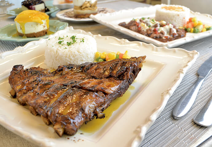 Baby Back Ribs-P270 & Beef Salpicado-P350