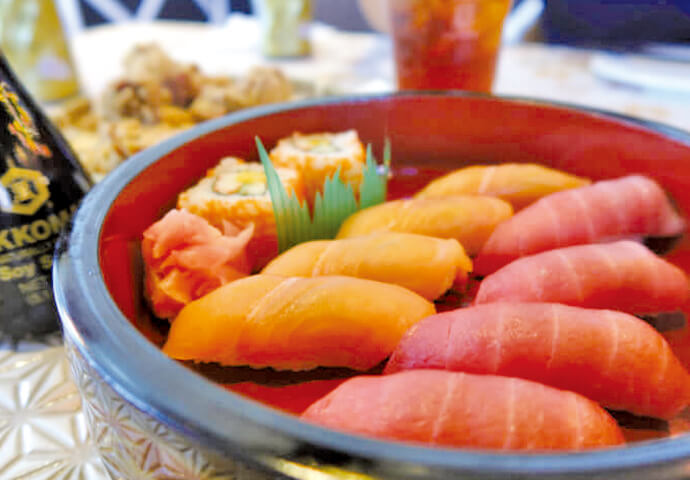The Philippines love Salmon & Tuna sushi!