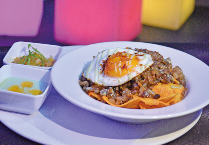 This sisig nacho is definitely a must-try!